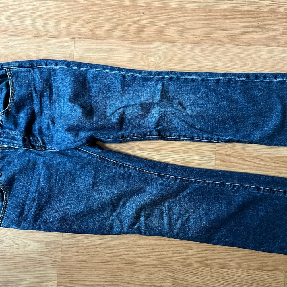 Dark Blue Denim Jeans